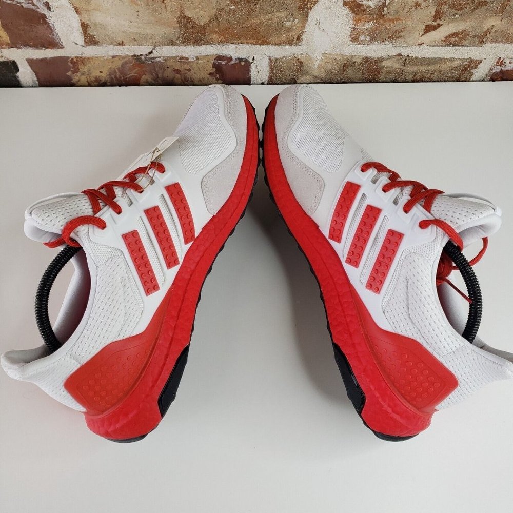 Adidas UltraBoost DNA x Lego ‘Color Pack Red’ Running Shoes Men's SZ 10.5 H67755 - Picture 6 of 15